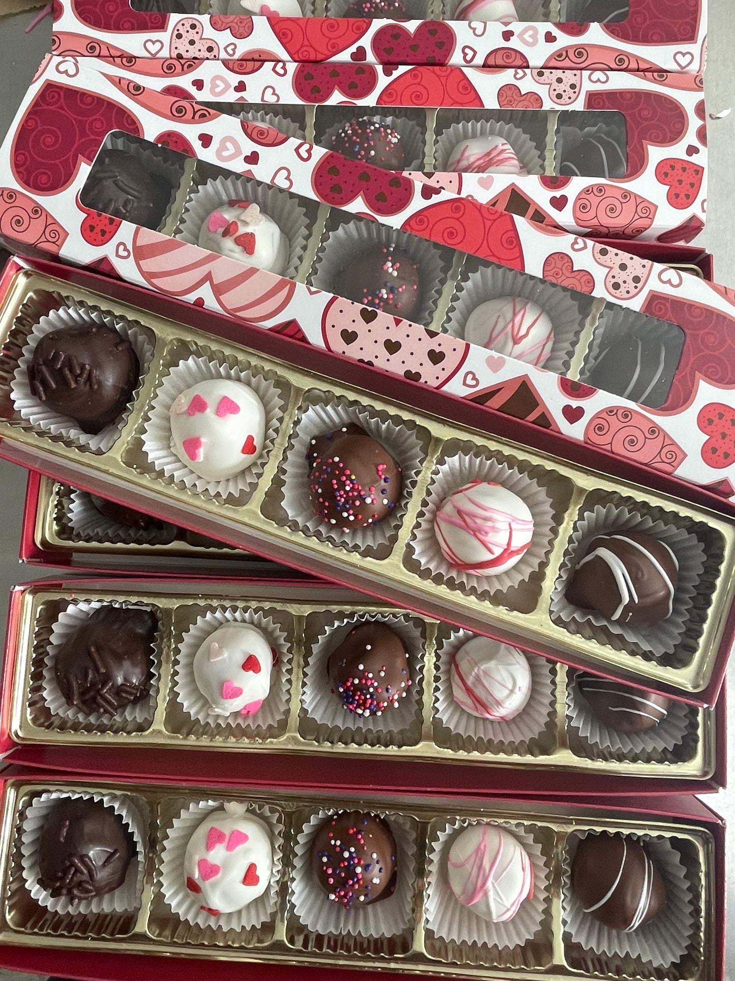5pc Holiday Chocolate Truffle Box