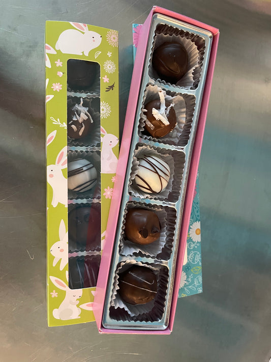 5pc Holiday Chocolate Truffle Box